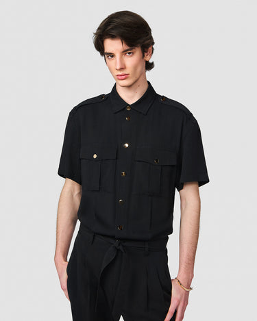 KENNEDY BLACK SHORT JUMPSUIT
