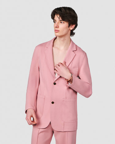 BODHI PALE PINK DOUBLE KNIT JACKET