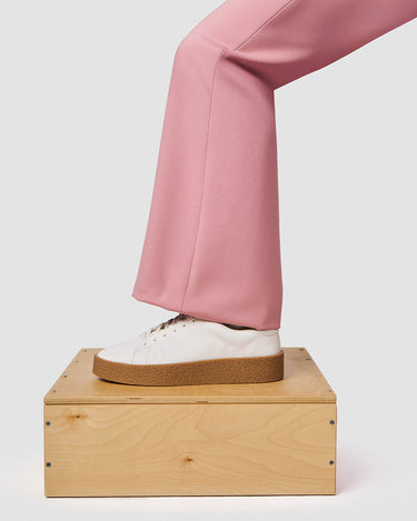ASHER PALE PINK DOUBLE KNIT TROUSER