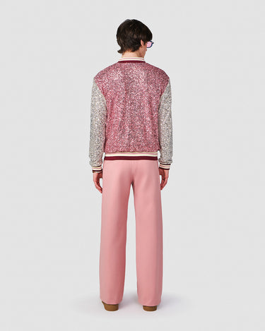 BANKS BLUSH/PLATINUM SEQUIN SWEATER