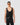 CALLUM BLACK SEQUIN LOW CUT TANK