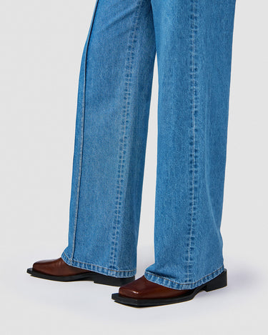 Washed Indigo Denim Asher Pant