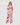 DION BRICK/BLUSH TROPICAL PRINT WRAP SHIRT