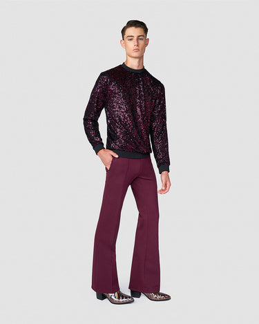 Malbec Sequin Sweater