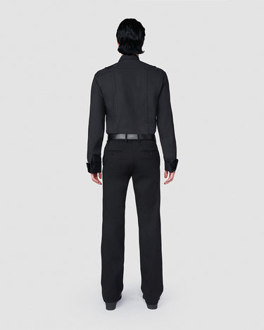 Nyx Black Beaded Couture Shirt