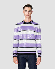 Lance Lilac Sequin Rugby Sweater