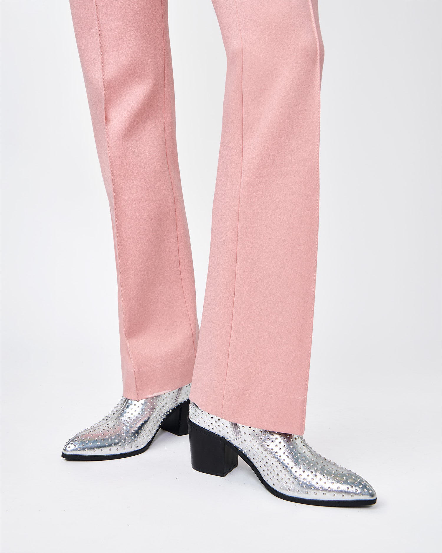Valin Dusty Pink Boot Cut Trouser