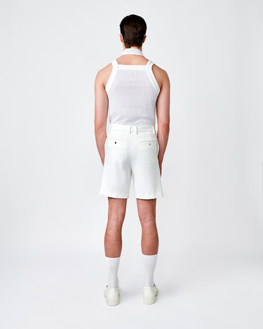 Reggie Off-White Tailored Short