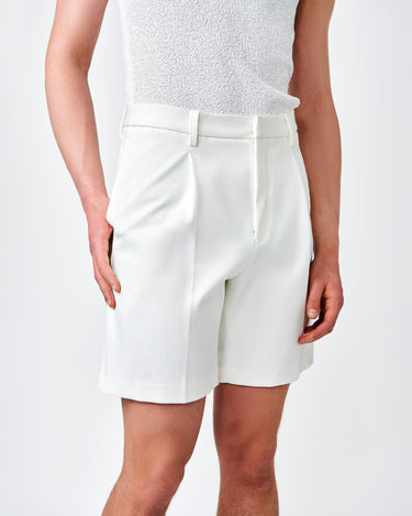 Reggie Off-White Tailored Short