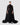 Oscar Black Chiffon Kaftan