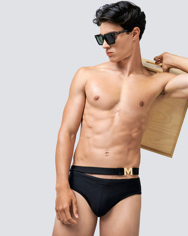 Niko Swim Brief Black