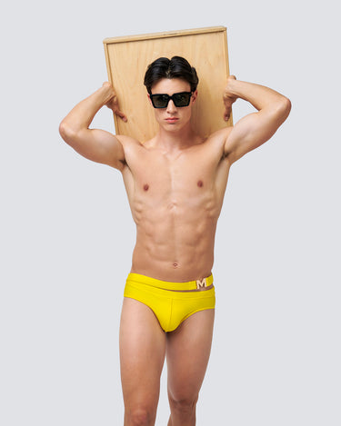 Niko Swim Brief Lemon