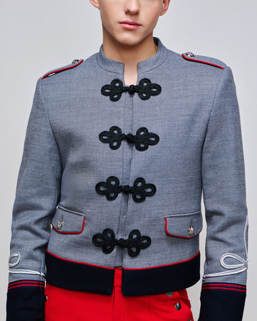 Louis Grey Napoleon Jacket- Limited Edition