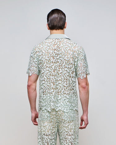 Ezra Sage Lace Shirt