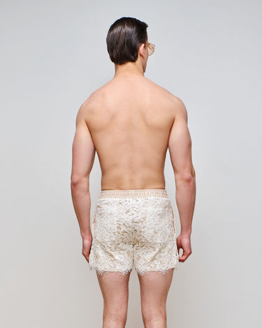 Santiago Ivory Lace Short