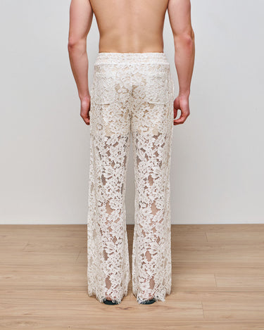 Amir Ivory Lace Pant