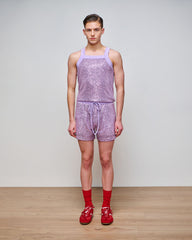 Dominic Lilac Sequin Tank