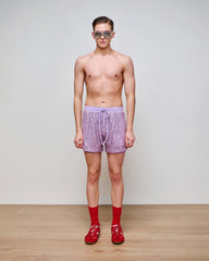 Tyler Lilac Sequin Short