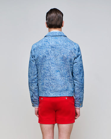 Dimitry Rhinestone Studded Denim Jacket