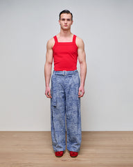 Heath Rhinestone STUDDED Wide Leg Jean