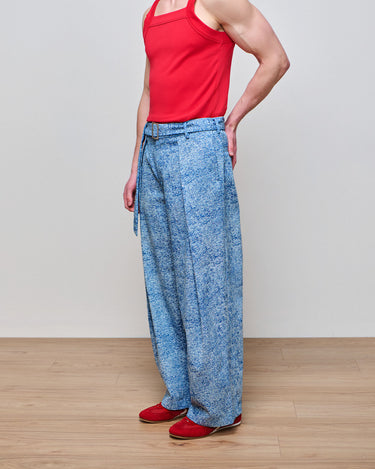 Heath Rhinestone STUDDED Wide Leg Jean