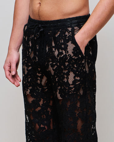 Amir Black Lace Pant
