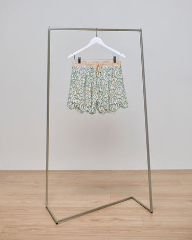 Santiago Sage Lace Short