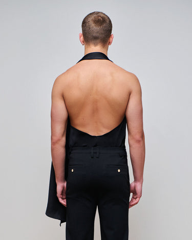 Joie Black One Shoulder Scarf Top