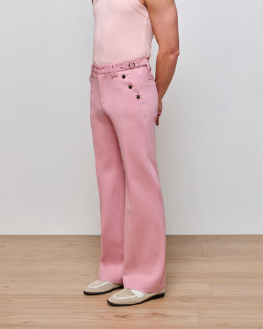 Asher Blush Ponte Boot Cut Trouser