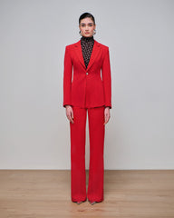 Regency Crimson Pintuck Jacket