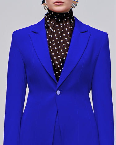 Regency Cobalt Pintuck Jacket