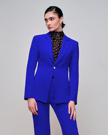 Regency Cobalt Pintuck Jacket