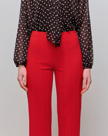 Legacy Crimson Pintuck Trouser