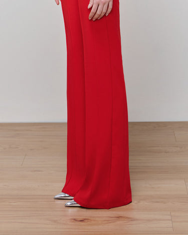 Legacy Crimson Pintuck Trouser
