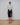 Delta Black Slit Pencil Skirt