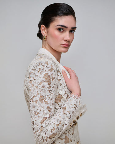 Paloma Ivory Lace Blazer