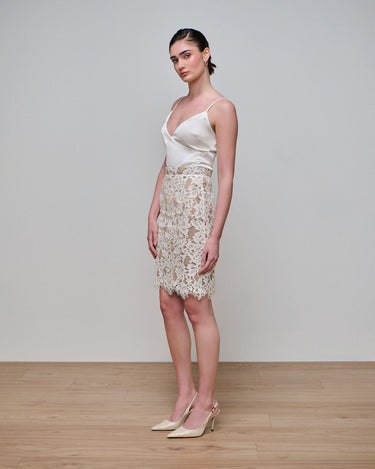 Olympia Ivory Satin Camisole