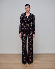 Eden Black Lace Peplum Jacket